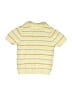 Old Navy 100% Cotton Yellow Short Sleeve Top Size 6-12 mo - photo 2