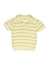 Old Navy 100% Cotton Yellow Short Sleeve Top Size 6-12 mo - photo 1
