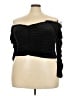 Jonathan Simkhai Black 3/4 Sleeve Blouse Size XL - photo 1