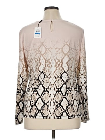 Calvin Klein Long Sleeve Blouse (view 2)