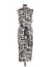 Donna Morgan 100% Polyester Graphic Multi Color Black Cocktail Dress Size 12 - photo 2