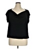 Porridge Black Short Sleeve Top Size 1X - photo 1