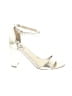 G by GUESS Gold Ivory Sandals Size 8 - photo 1