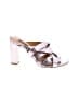 Veronica Beard Metallic Silver Sandals Size EU 38 1/2 - photo 1