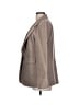 Unbranded 100% Polyester Tweed Tan Blazer Size L - photo 5