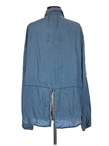 C'est Toi Long Sleeve Button-Down Shirt (view 2)