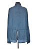 C'est Toi 100% Tencel Blue Long Sleeve Button-Down Shirt Size M (estimated) - photo 2