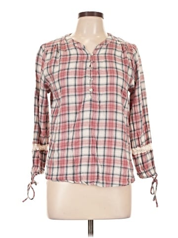 Skies Are Blue Long Sleeve Blouse (view 1)
