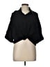 Assorted Brands 100% Polyester Black 3/4 Sleeve Blouse Size L (estimated) - photo 1