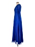 Badgley Mischka 100% Polyester Solid Blue Cocktail Dress Size 2 - photo 5