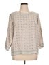 Kenar 100% Polyester Tan 3/4 Sleeve Blouse Size XL - photo 1