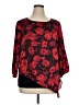 Alyx 100% Polyester Red 3/4 Sleeve Blouse Size XL - photo 1
