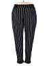 Hot Kiss Stripes Black Casual Pants Size 2X (estimated) - photo 1