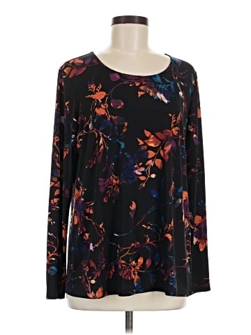 Susan Graver Long Sleeve T-Shirt (view 1)