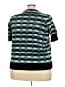 Liz Claiborne Chevron-herringbone Teal Pullover Sweater Size 2X - photo 2