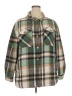 Member's Mark 100% Polyester Plaid Green Coat Size XXL - photo 1