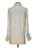 CO Stripes Ivory Long Sleeve Blouse Size XS - photo 2