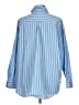 Old Navy 100% Cotton Stripes Blue 3/4 Sleeve Button-Down Shirt Size L - photo 2