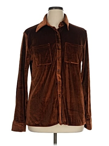 Unbranded Long Sleeve Button-Down Shirt (view 1)