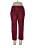 Chico's Design Animal Print Red Casual Pants Size Lg (2) - photo 1