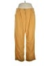 Unbranded 100% Polyester Solid Yellow Casual Pants Size 1X - photo 1