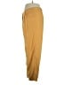 Unbranded 100% Polyester Solid Yellow Casual Pants Size 1X - photo 5