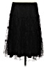 6 Degrees 100% Polyester Black Formal Skirt Size M - photo 1