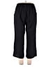 ECupper 100% Cotton Solid Black Casual Pants Size XXL - photo 2