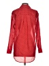 Equipment Polka Dots Red Long Sleeve Blouse Size S - photo 2