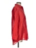 Equipment Polka Dots Red Long Sleeve Blouse Size S - photo 4