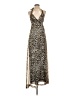 Jil Sander Animal Print Silver Cocktail Dress Size EU 34 / US 4 - photo 1