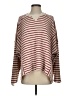 American Eagle Outfitters Stripes Burgundy Red Pullover Sweater Size XS - photo 1