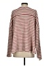 American Eagle Outfitters Stripes Burgundy Red Pullover Sweater Size XS - photo 2