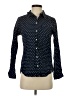 Gap Outlet Polka Dots Blue Long Sleeve Button-Down Shirt Size XS - photo 1