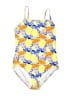 Old Navy Print Yellow One Piece Swimsuit Size 18 - photo 1