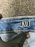 Kut from the Kloth 100% Elastane Tropical Blue Jeans Size 16 - photo 7