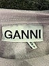 Ganni 100% Cotton Color Block Red Sweatshirt Size XXS - photo 7