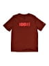 Adidas 100% Polyester Red Active T-Shirt Size 14 - 16 - photo 1