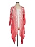 Attitudes by Renee 100% Rayon Red Kimono Size 1X - photo 1