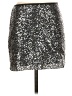 Express 100% Nylon Metallic Silver Formal Skirt Size XS - photo 1