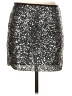 Express 100% Nylon Metallic Silver Formal Skirt Size XS - photo 2