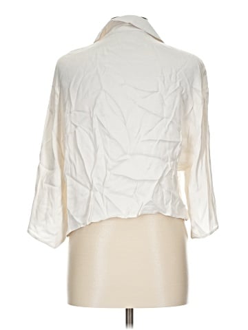 Zara 3/4 Sleeve Button-Down Shirt (view 2)
