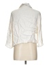 Zara Ivory 3/4 Sleeve Button-Down Shirt Size L - photo 2