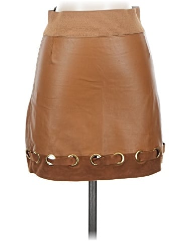 Derek Lam 10 Crosby Leather Skirt (view 1)