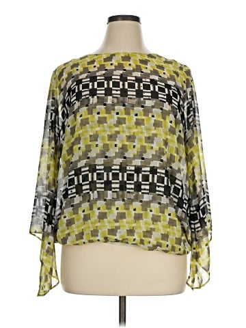 Alfani 3/4 Sleeve Blouse (view 1)
