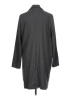Adrianna Papell Houndstooth Gray Coat Size L - photo 2