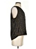 Banana Republic 100% Polyester Animal Print Black Sleeveless Blouse Size S - photo 4