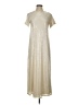 Rosetta Getty Metallic Ivory Casual Dress Size S - photo 1