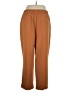 NY Collection 100% Polyester Solid Brown Casual Pants Size XL (petite) - photo 2