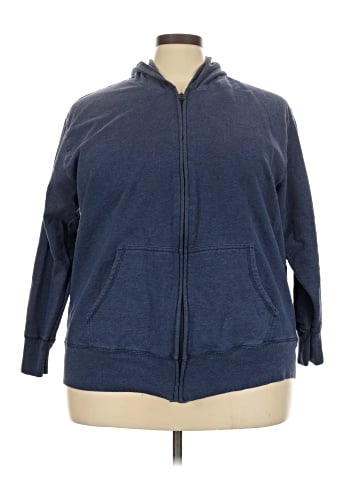 Just My Size Zip Up Hoodie (view 1)